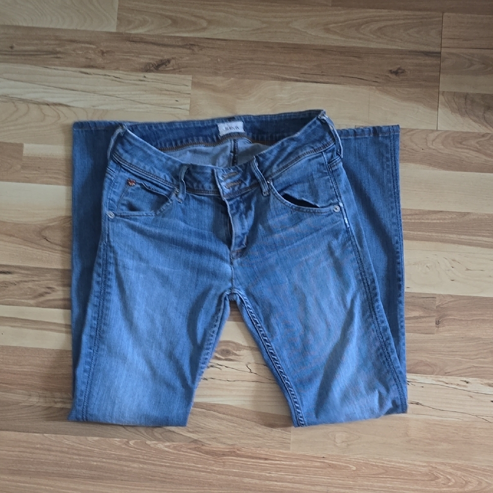 Hudson Collin Midrise Skinny Jeans Women’s Size 26 Blue Stretch Denim Made in US